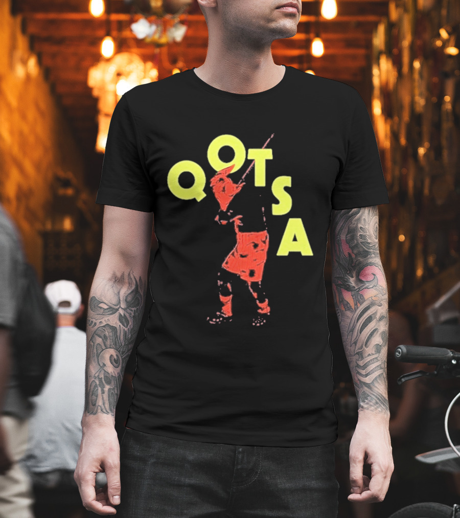 Queens Of The Stone Age QOTSA Executioner Bold Red Yellow T-Shirt