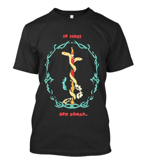 Queens Of The Stone Age In Times New Roman Snake T-Shirt