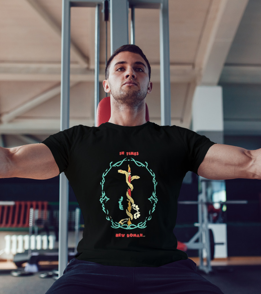 Queens Of The Stone Age In Times New Roman Snake T-Shirt
