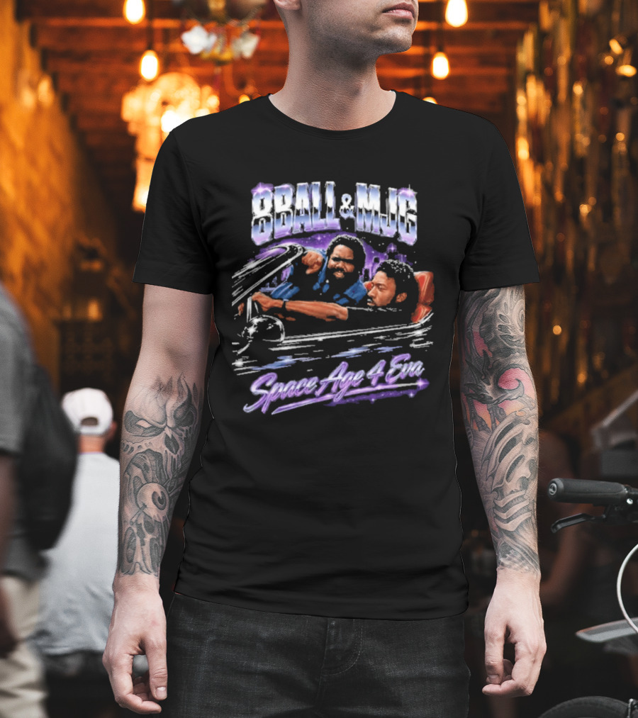 8Ball & MJG Space Age 4 Eva Retro Style Rap T-Shirt