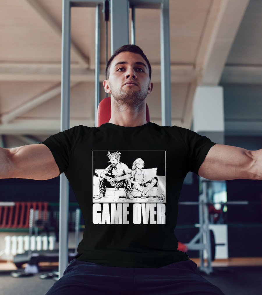 The Reel Rejects TLOU Game Over Couch Scene T-Shirt