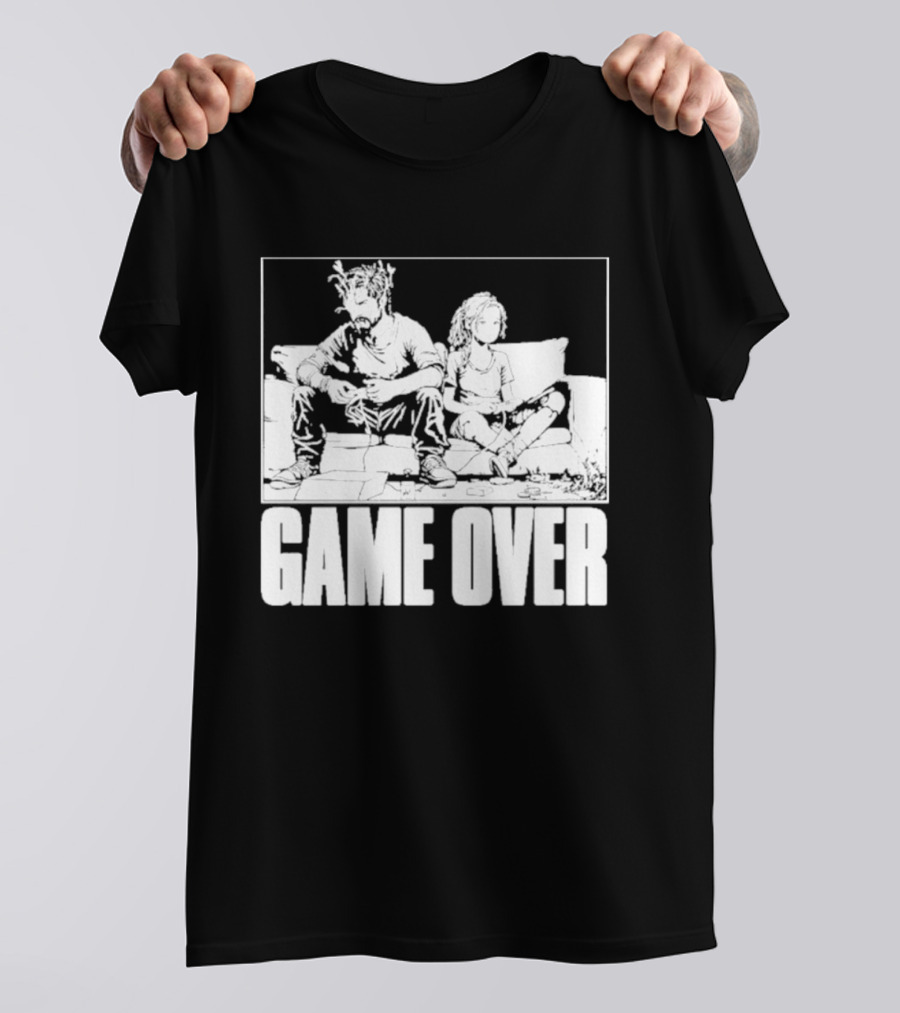 The Reel Rejects TLOU Game Over Couch Scene T-Shirt