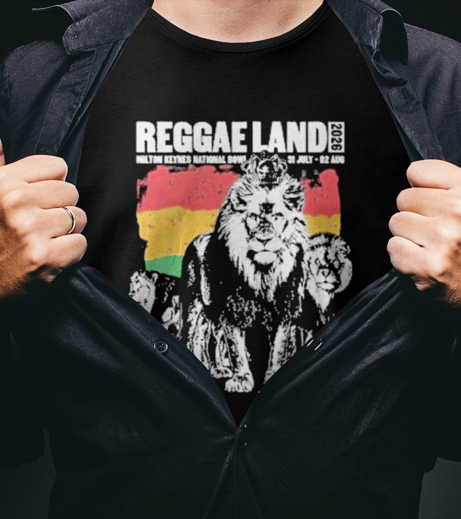 Reggae Land 2023 Lion Pride Wolverhampton 29 July 30 July T-Shirt