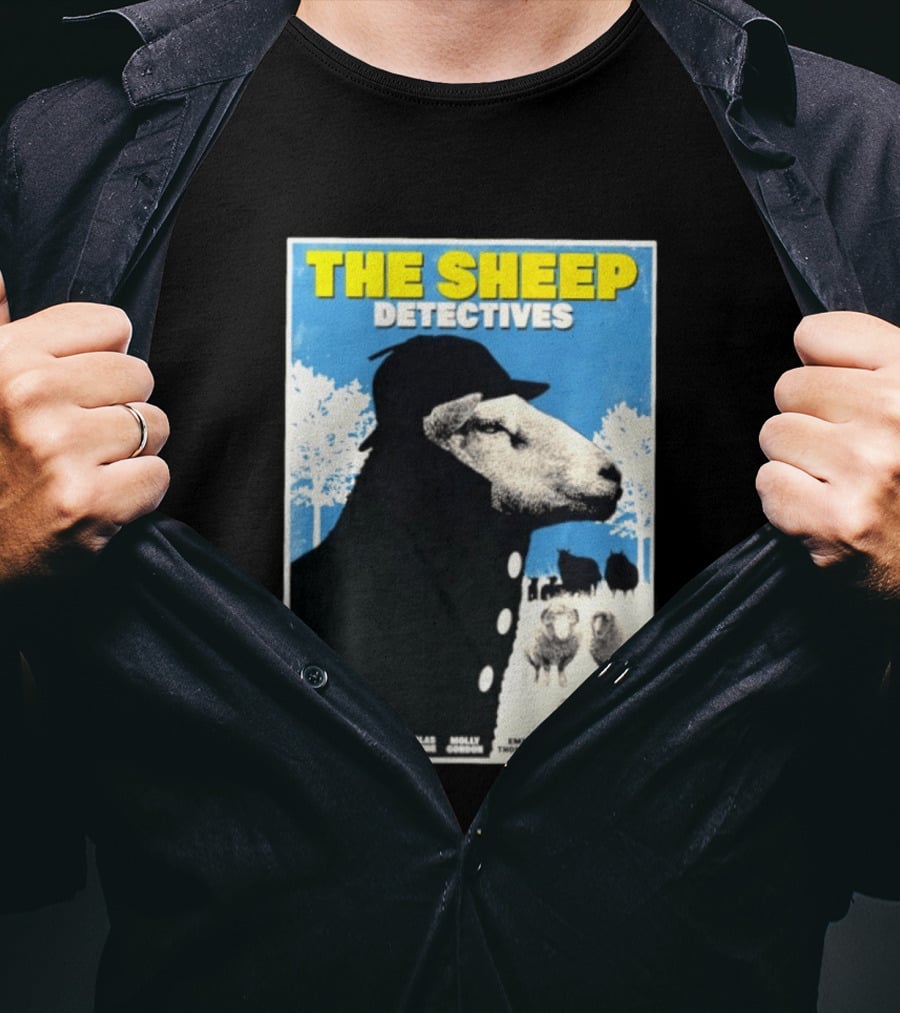 The Sheep Detectives Hugh Jackman Hong Chau Nicholas Galitzine Molly Gordon Emma Thompson Nicholas Braun Bella Ramsey T-Shirt