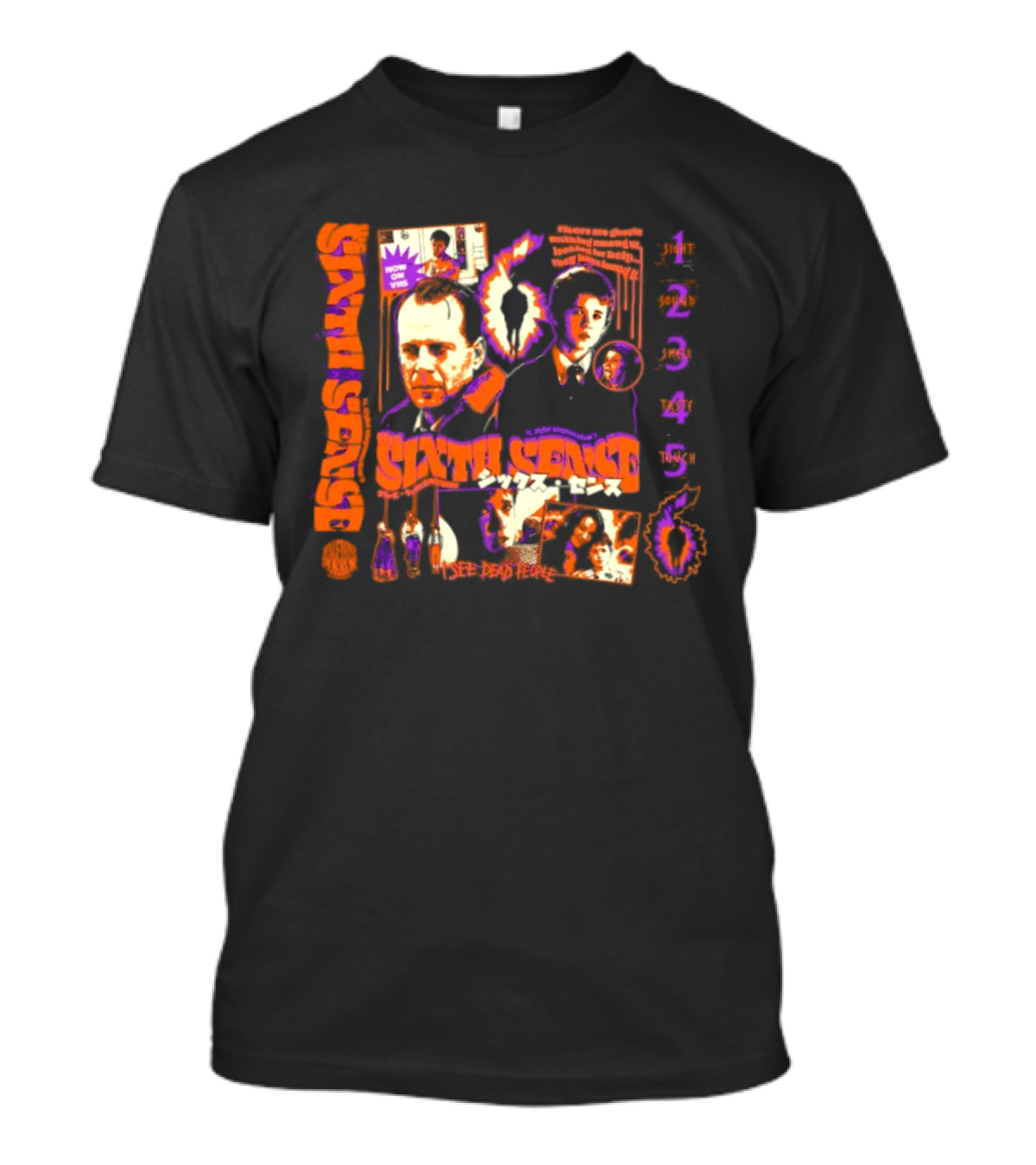 The Sixth Sense I See Dead People Movie With Characters T-Shirt