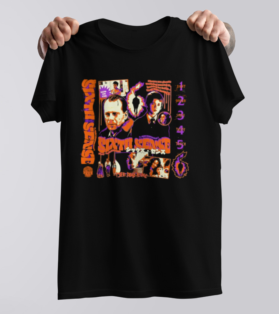 The Sixth Sense I See Dead People Movie With Characters T-Shirt
