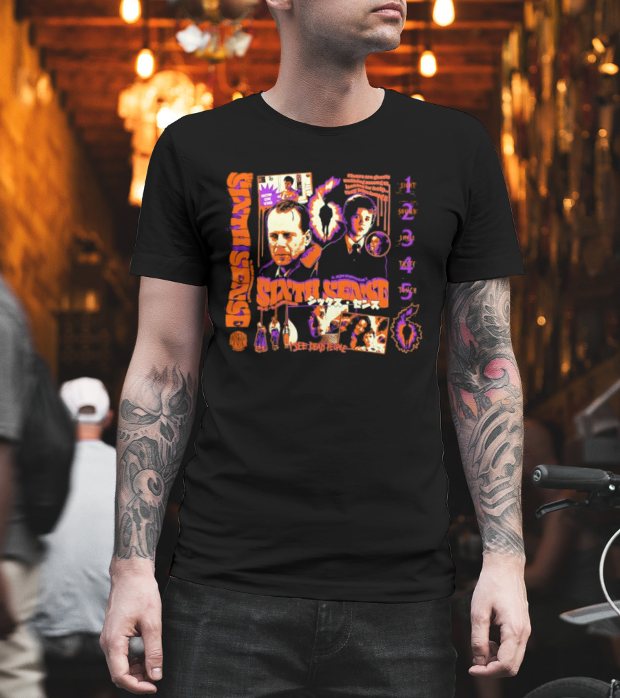 The Sixth Sense I See Dead People Movie With Characters T-Shirt