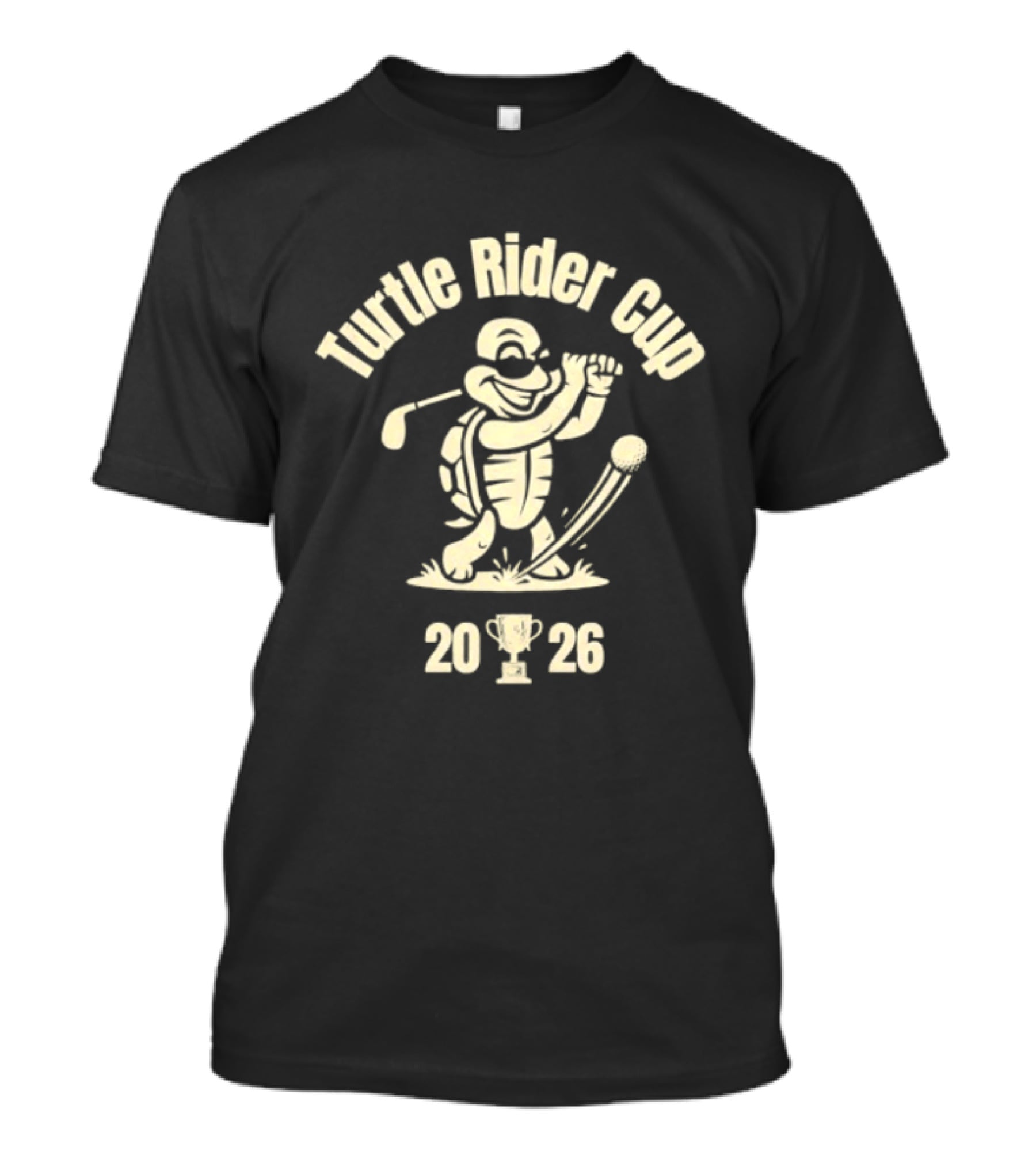 Turtle Rider Cup 2026 Golfing Turtle Event T-Shirt