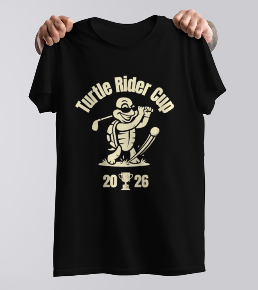 Turtle Rider Cup 2026 Golfing Turtle Event T-Shirt
