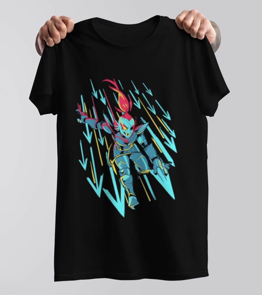 Undyne Onslaught 10th Anniversary Undertale T-Shirt
