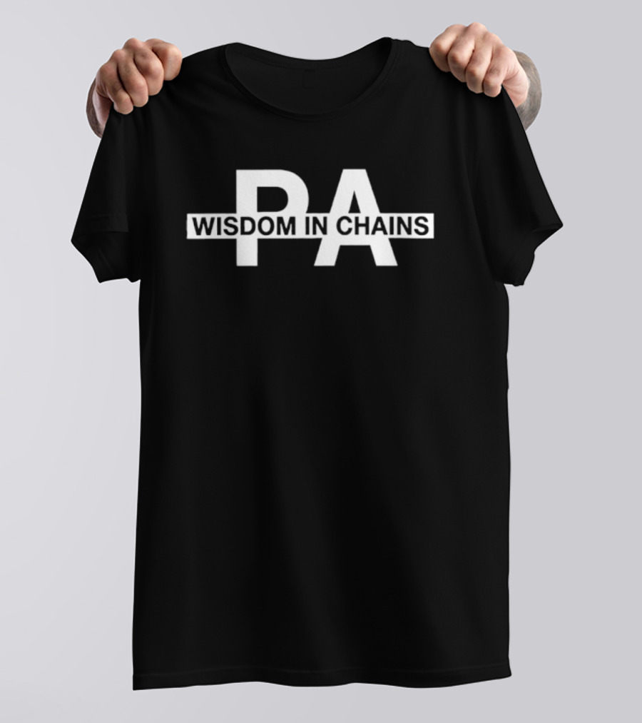 PA Wisdom In Chains Hardcore Punk Band T-Shirt