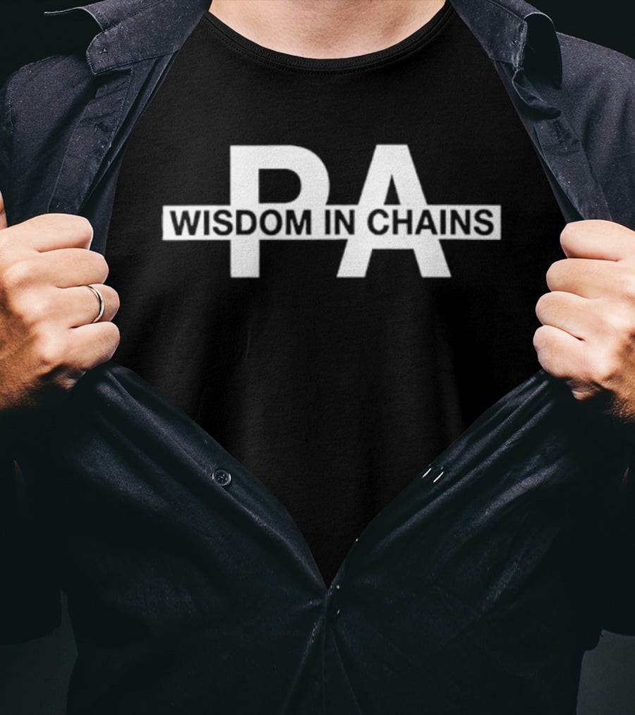PA Wisdom In Chains Hardcore Punk Band T-Shirt