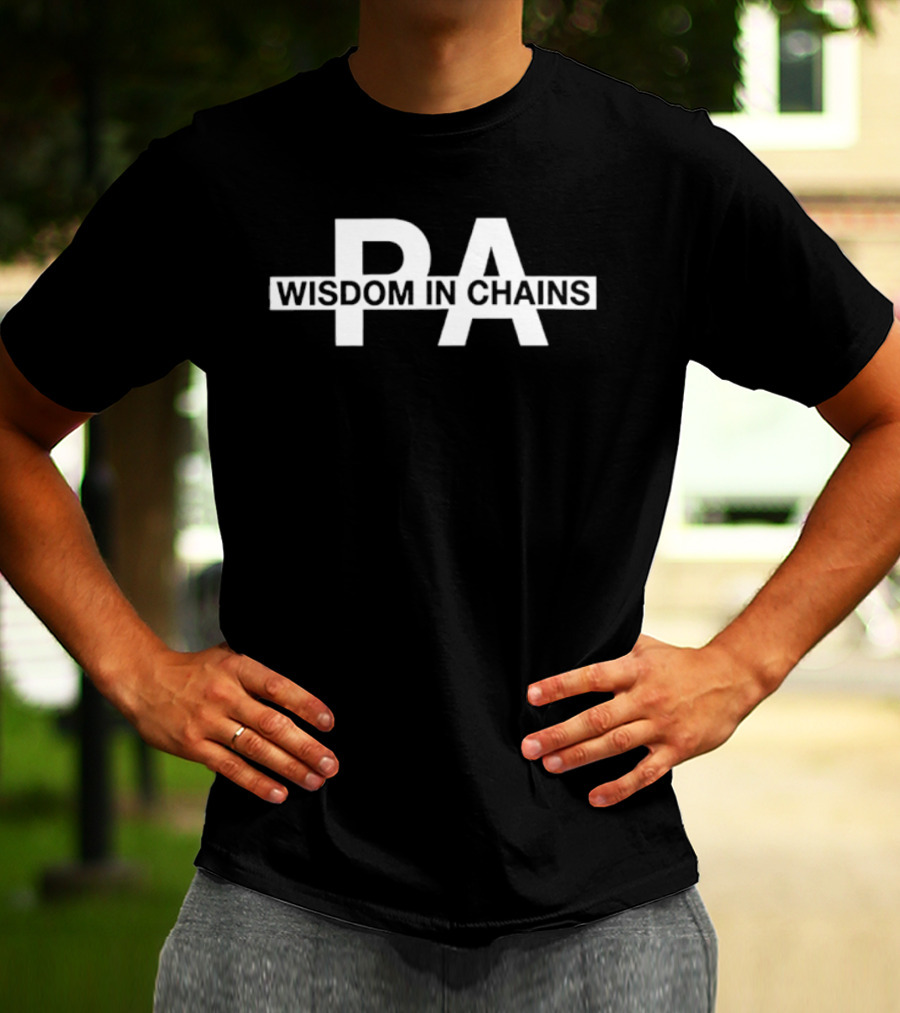 PA Wisdom In Chains Hardcore Punk Band T-Shirt