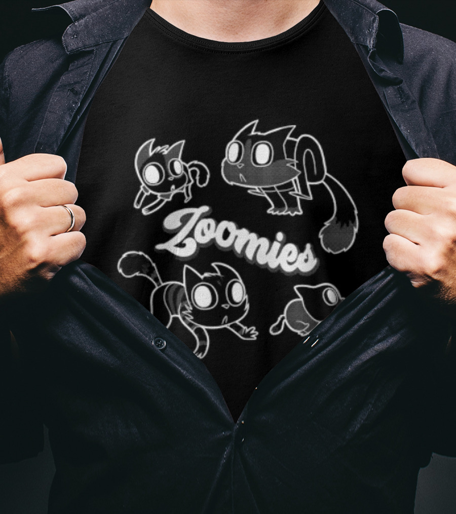 Zoomies Cat Kitten Pet Playful Energy T-Shirt