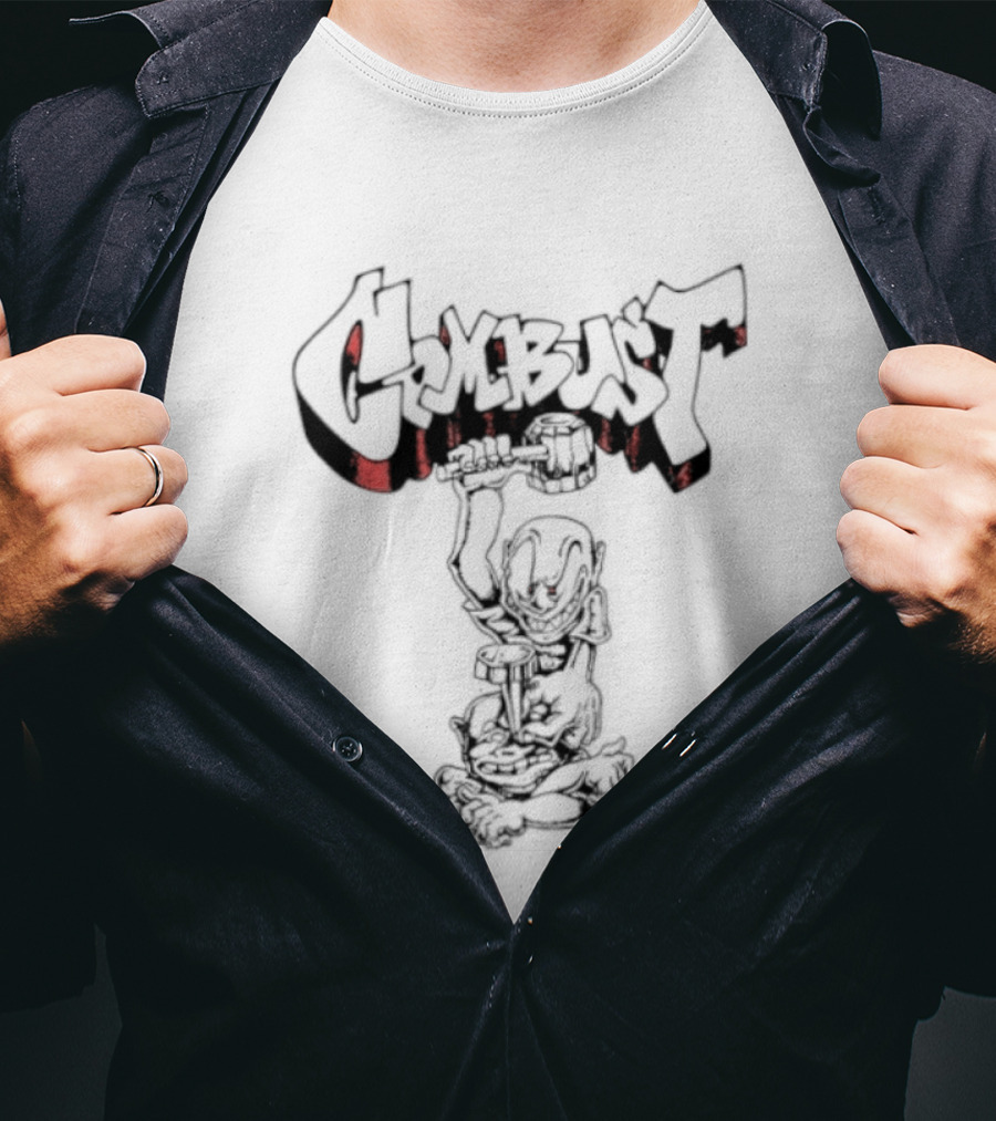 Combust Hardcore Punk Band Street T-Shirt