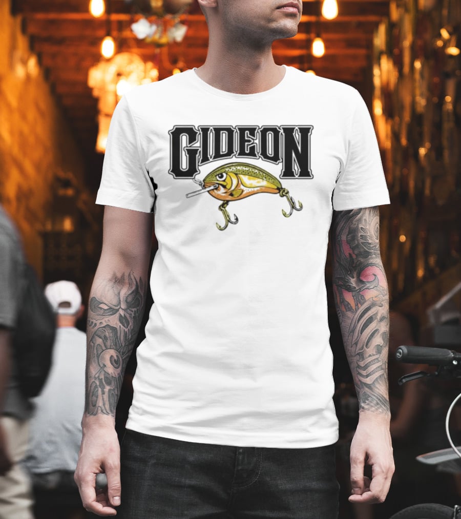 Gideon Fishing Lure Bite Down T-Shirt