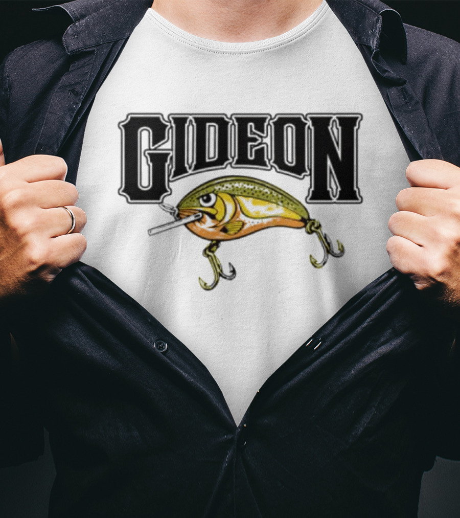Gideon Fishing Lure Bite Down T-Shirt