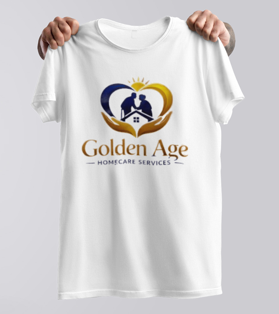 Golden Age Homecare Services Elderly Care Compassion And Support T-Shirt