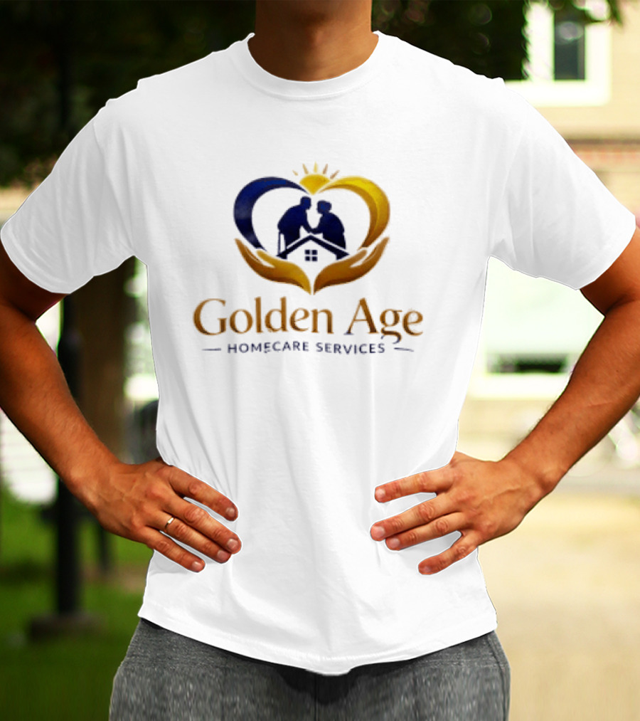Golden Age Homecare Services Elderly Care Compassion And Support T-Shirt