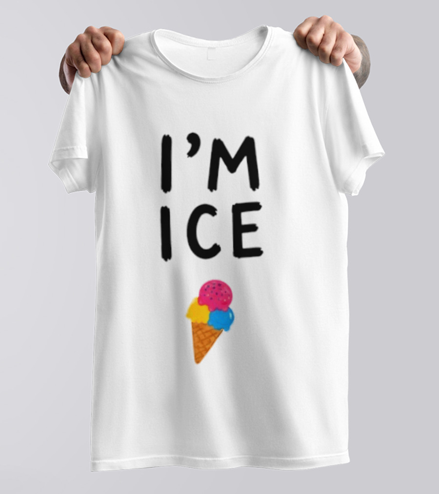I'm Ice Cream Dessert Fun Colorful Cone T-Shirt