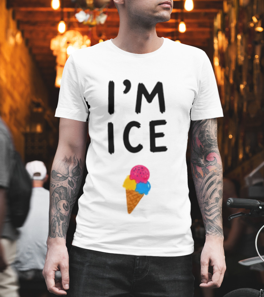 I'm Ice Cream Dessert Fun Colorful Cone T-Shirt