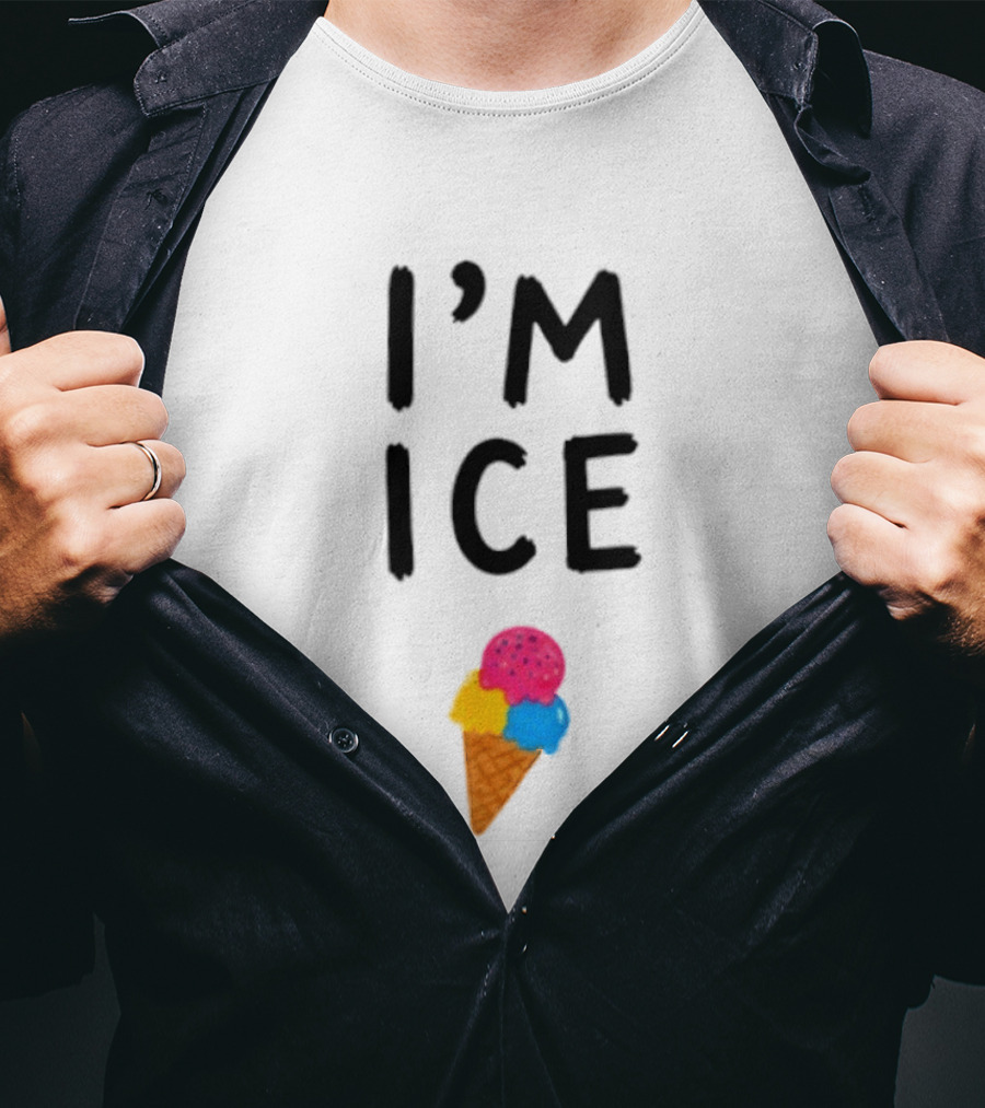I'm Ice Cream Dessert Fun Colorful Cone T-Shirt