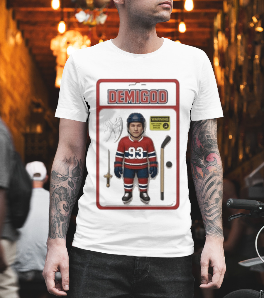 Demigod Warning Ivan Demidov 93 Montreal Canadiens T-Shirt