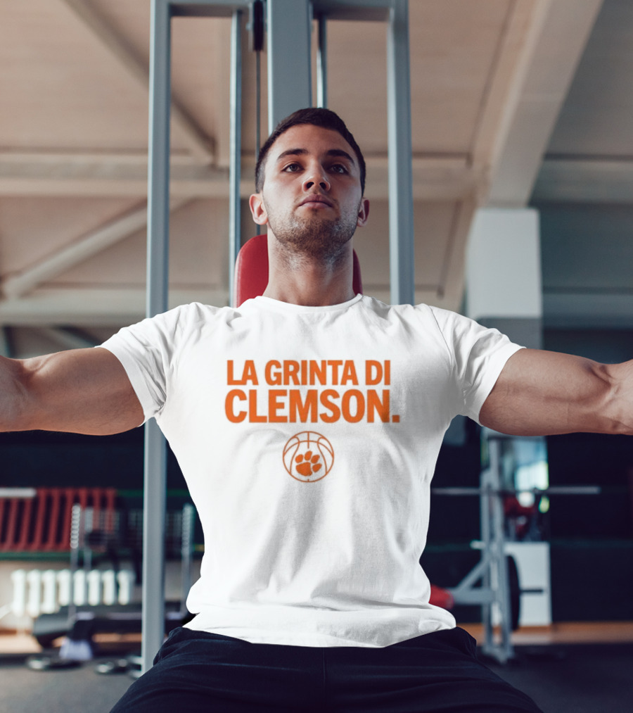 La Grinta Di Clemson Tigers Basketball Paw T-Shirt