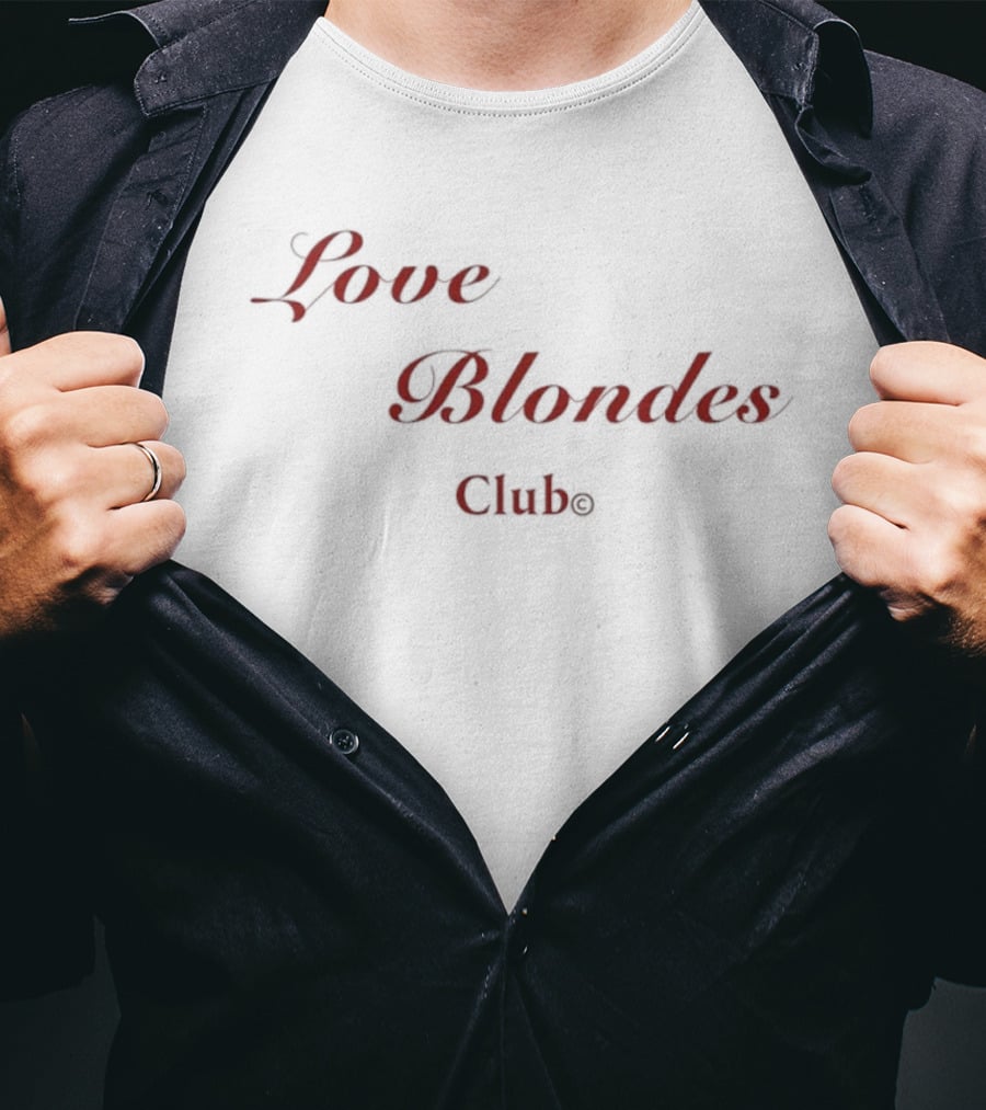 Love Blondes Clube Beverie Blonde T-Shirt