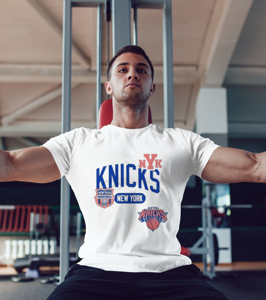 New York Knicks NYK Basketball NBA Collage T-Shirt