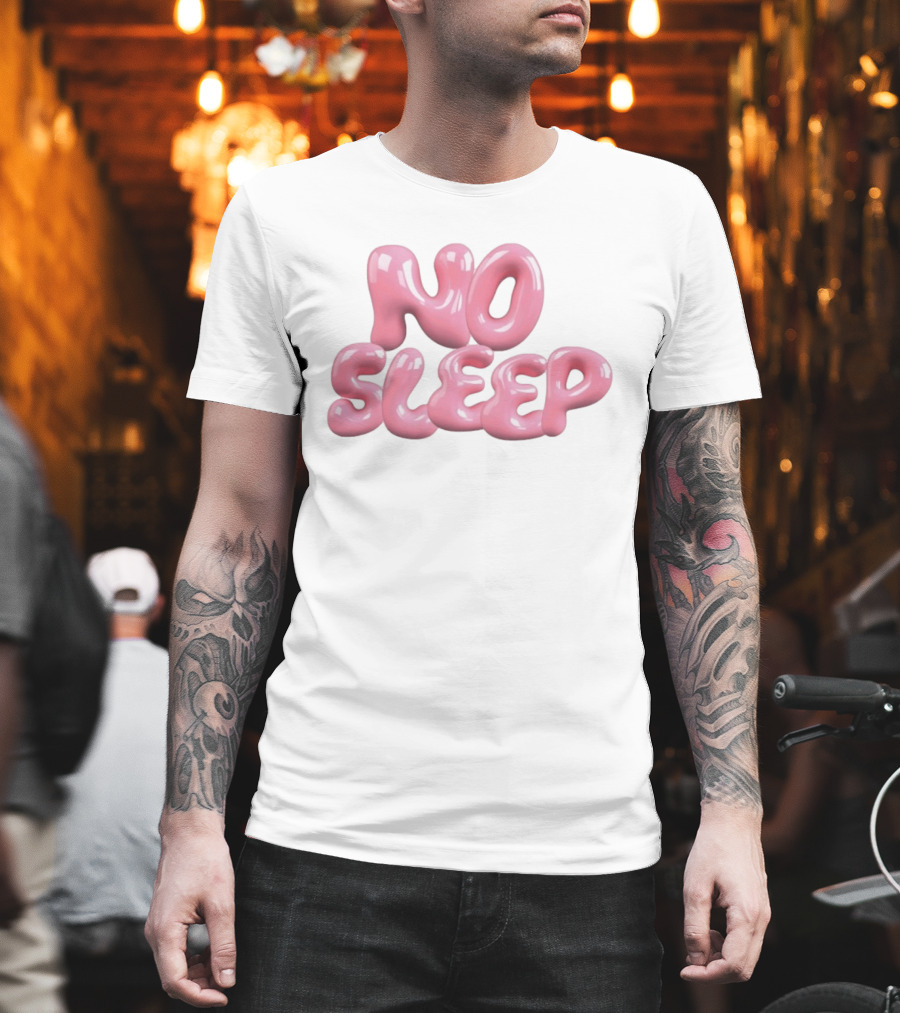 No Sleep Insomnia Exhausted Night Owl Aesthetic Drift Off Tired Mood T-Shirt