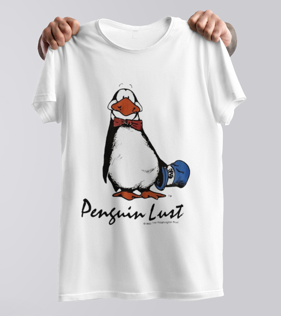 Opus The Penguin Lust 1983 Washington Post T-Shirt