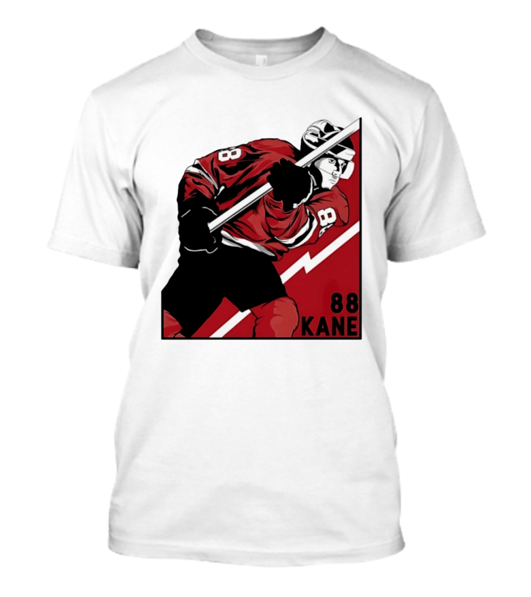Patrick Kane 88 Chicago Blackhawks Comic Style Hockey Player T-Shirt