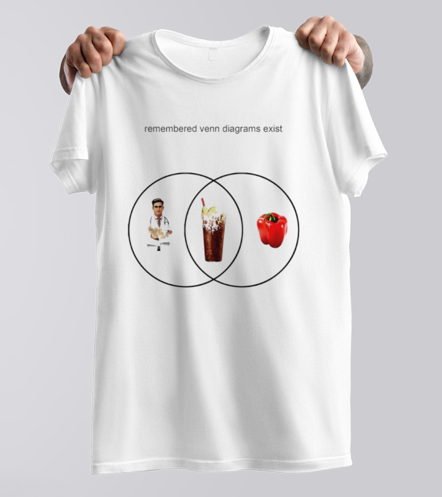 Remembered Venn Diagrams Exist Doctor Pepper Red Pepper Doctor T-Shirt