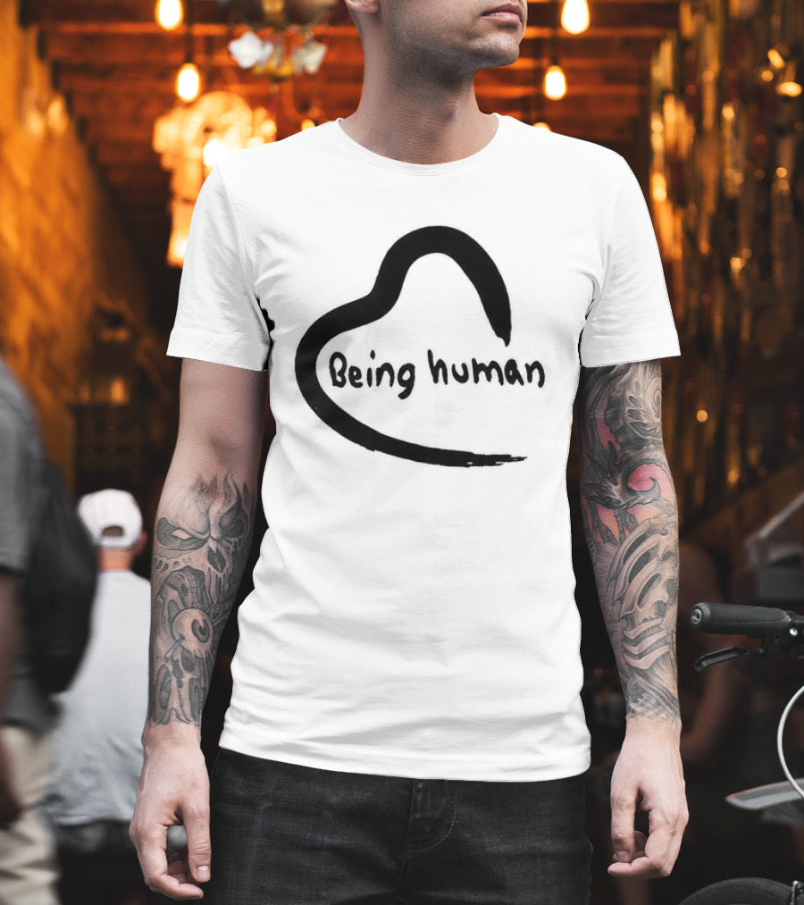 Salman Khan Being Human Heart Logo Coffee T-Shirt