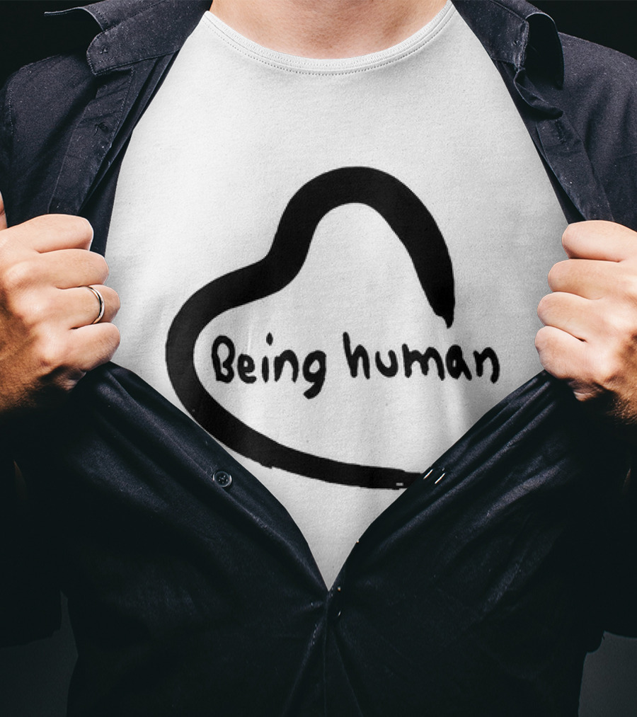 Salman Khan Being Human Heart Logo Coffee T-Shirt