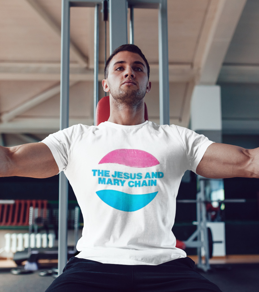 The Jesus And Mary Chain Pink Blue Lips Alternative Rock T-Shirt