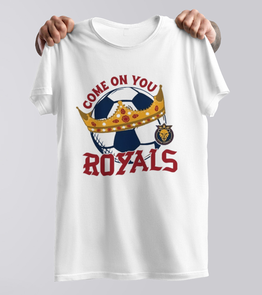 Come On You Royals Soccer Crown Lion T-Shirt