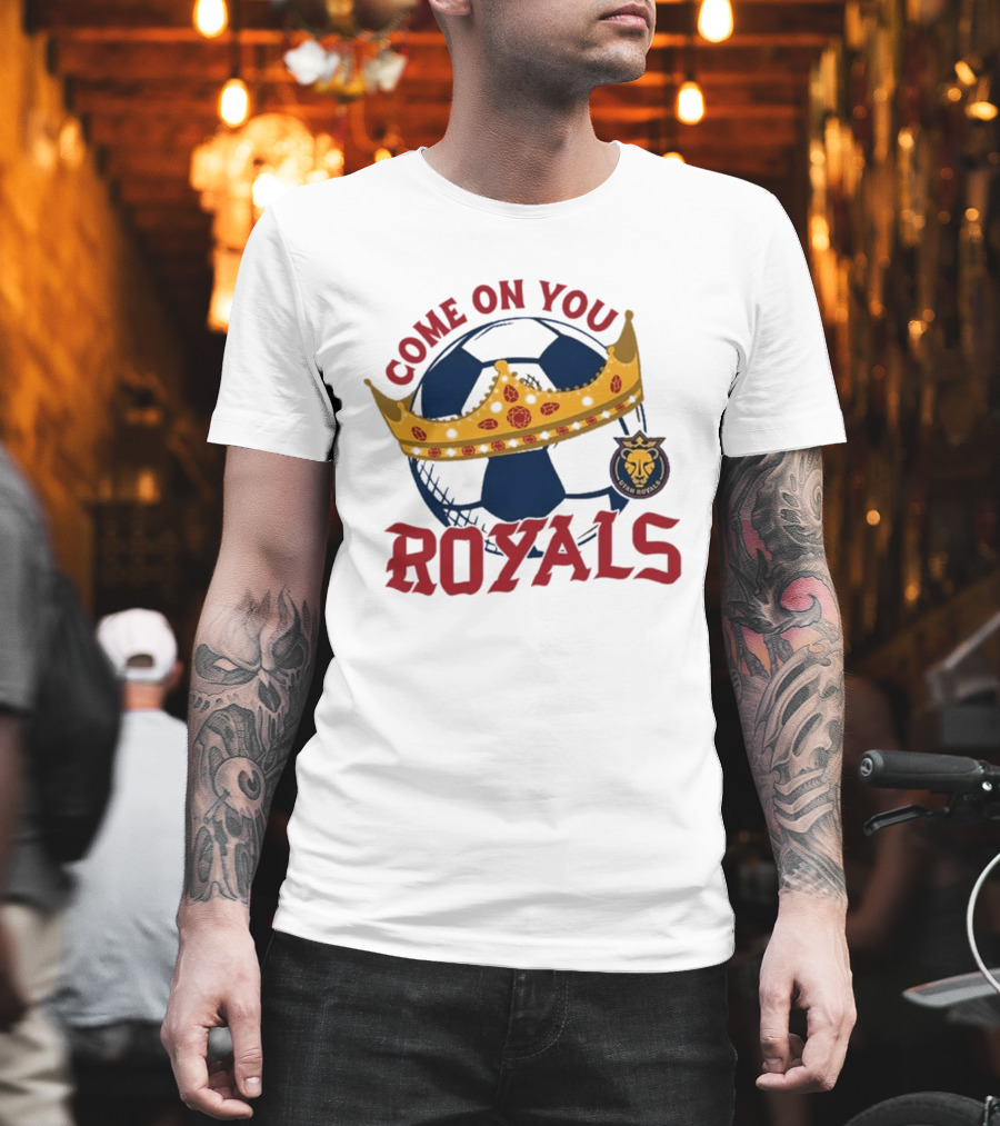 Come On You Royals Soccer Crown Lion T-Shirt