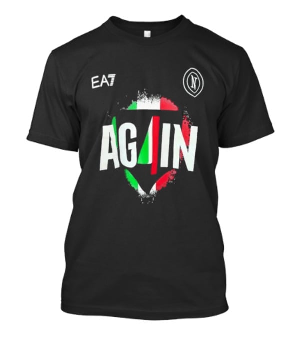 EA7 AG4IN Italian Flag T-Shirt