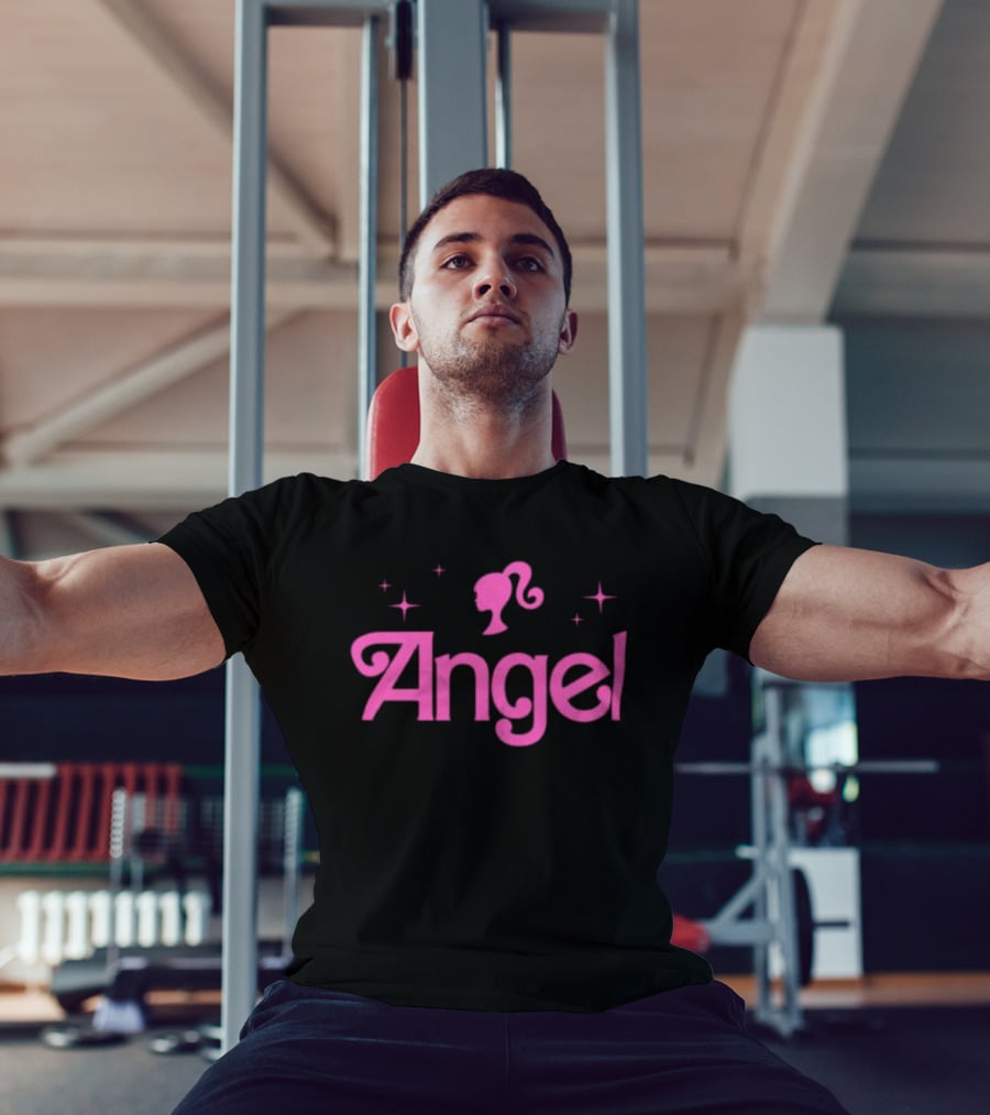 Angel Reese Barbie Crop With Star Accents T-Shirt