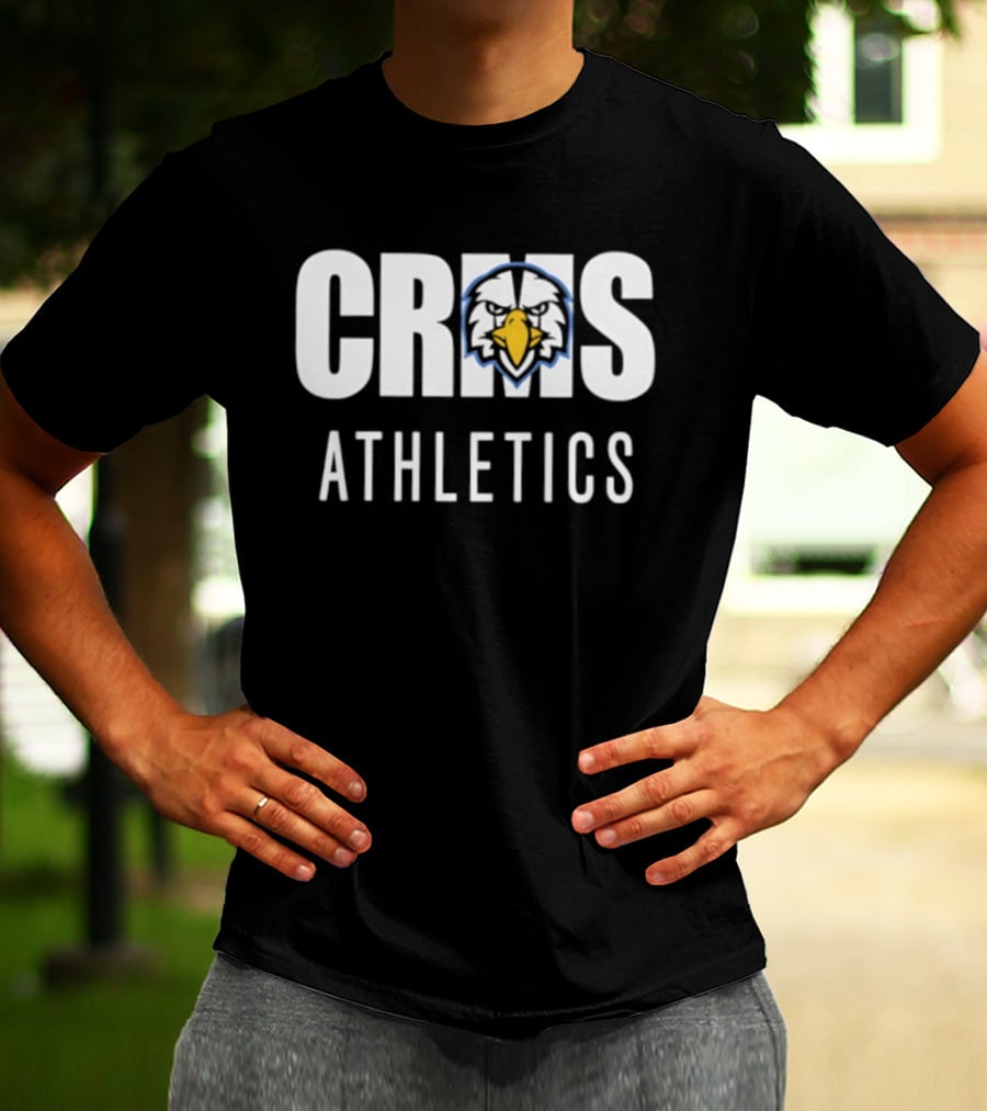 CRMS Athletics Eagle Emblem Canyon Ridge Motif T-Shirt