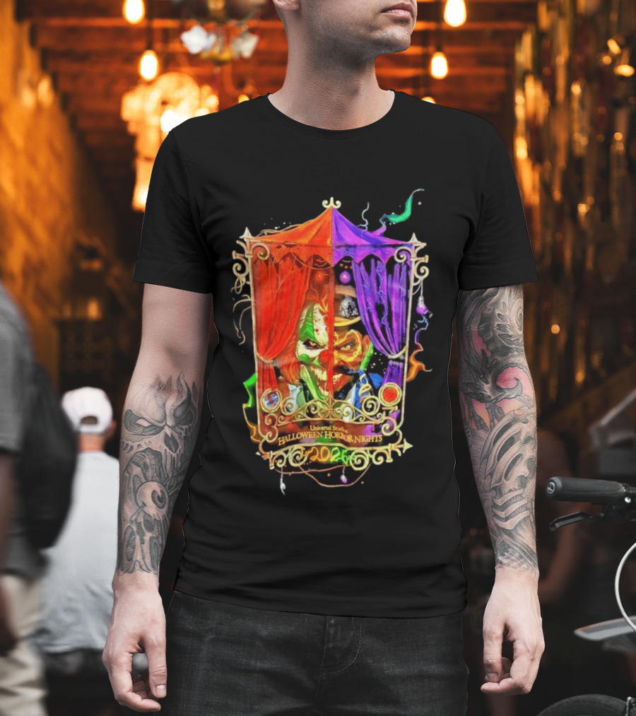 Jack The Clown Dr. Oddfellow Universal Studios Halloween Horror Nights 2026 T-Shirt
