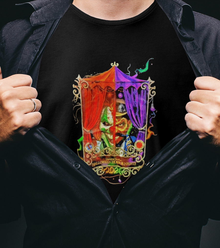 Jack The Clown Dr. Oddfellow Universal Studios Halloween Horror Nights 2026 T-Shirt