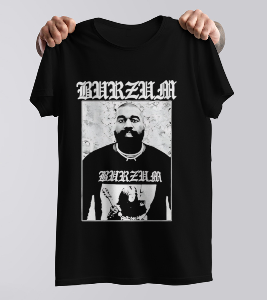 Kanye West Burzum Black Metal T-Shirt