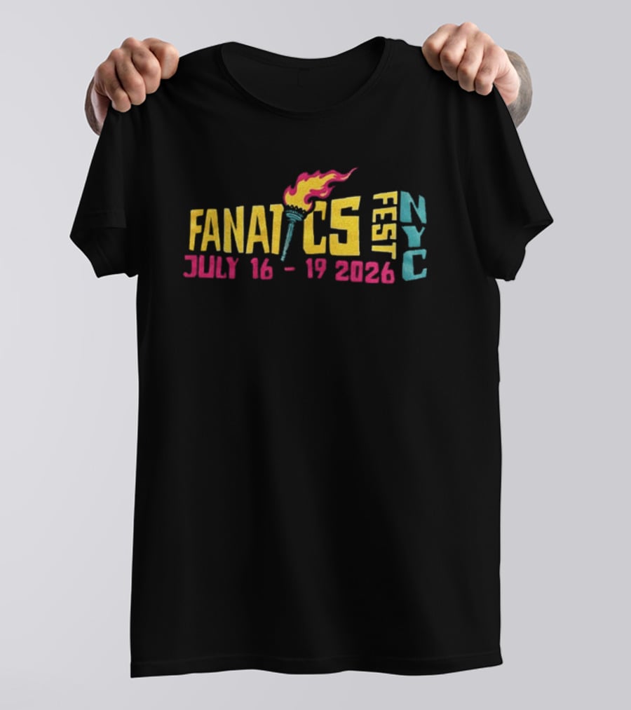 Fanatics Fest NYC July 16 19 2026 Exclusive T-Shirt