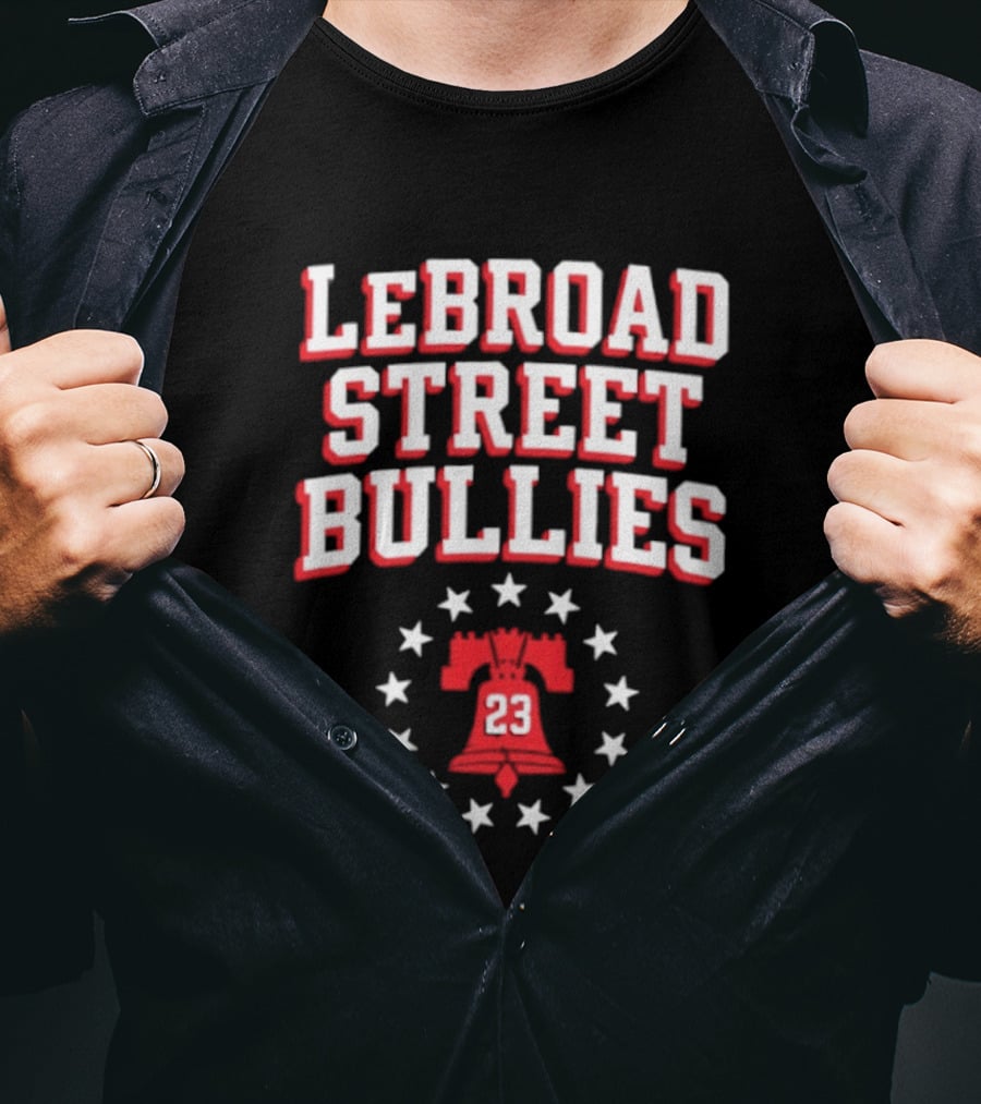 LeBroad Street Bullies 23 Liberty Bell Stars T-Shirt