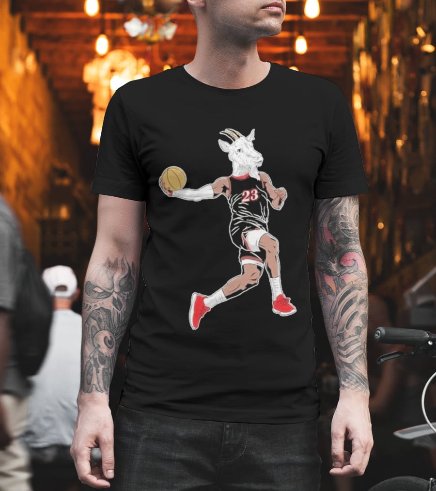 Lebron James 23 Goat Philly Basketball Legend Fan T-Shirt