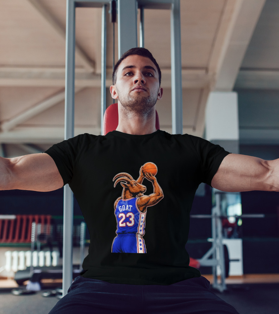 GOAT 23 Basketball Jersey Philadelphia Sixers LeBron James T-Shirt