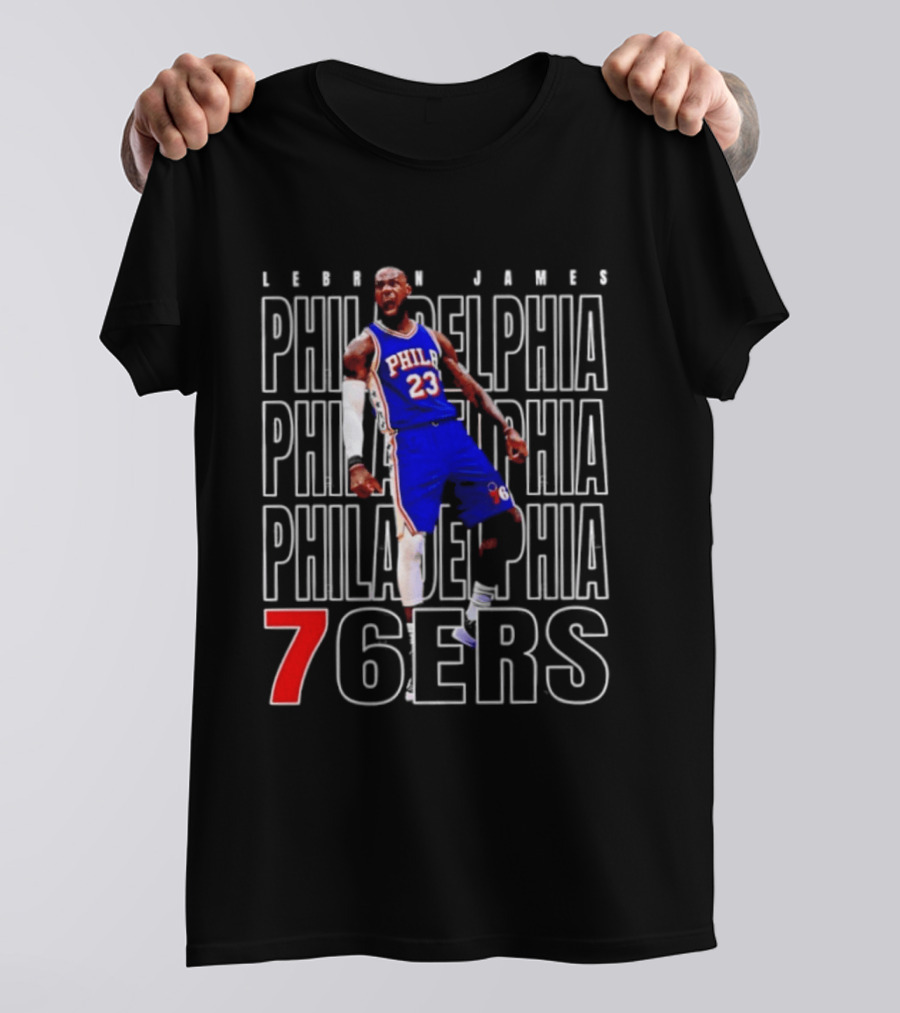 LeBron James Philadelphia 76ers Basketball 2026 T-Shirt